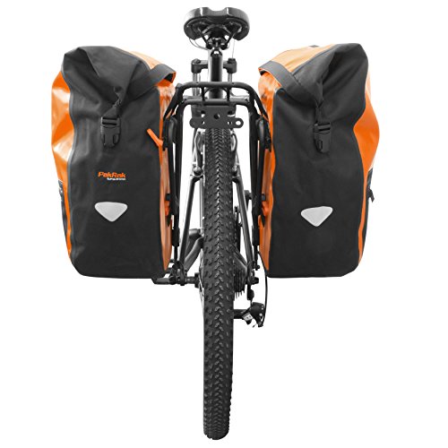 Bike Panniers 30L Pair Waterproof with Rain Cover for Rear Rack J12272