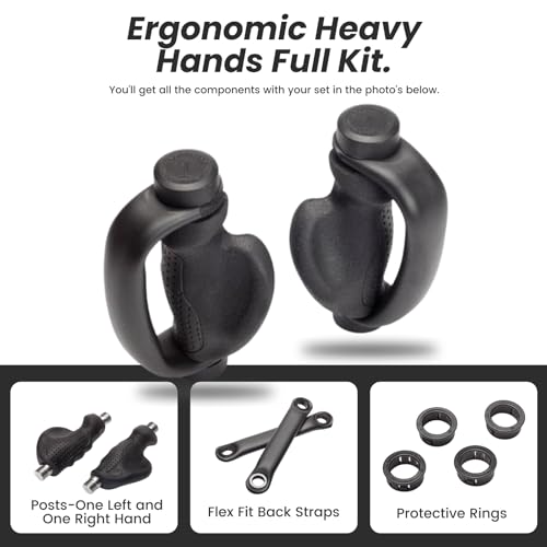 Ergonomic Grips with Four 2 LB Twist-on Weights T924243