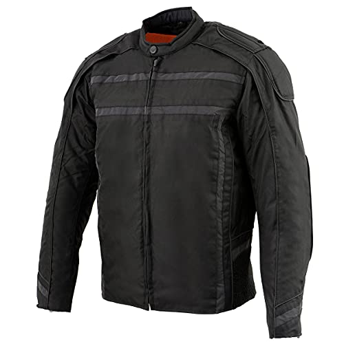Men's Armored Textile Motorcycle Jacket O971835