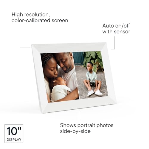 10.1" HD Digital Picture Frame with WiFi App Setup Z16788