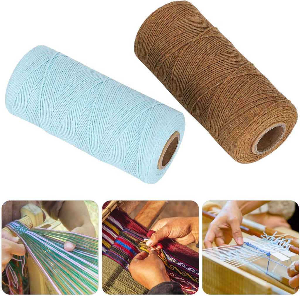 Warp Thread for Weaving Loom, 100% Cotton, 2 Rolls K639