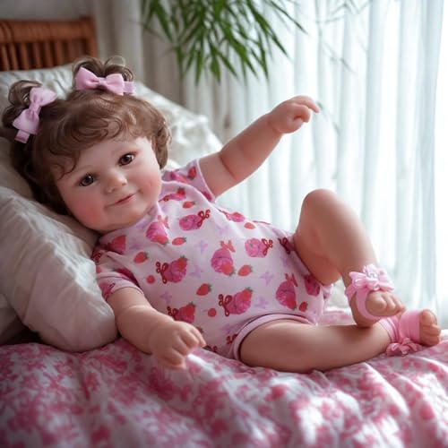 Lifelike Reborn Baby Doll 20 Inch Realistic Newborn with Gift Box E35178