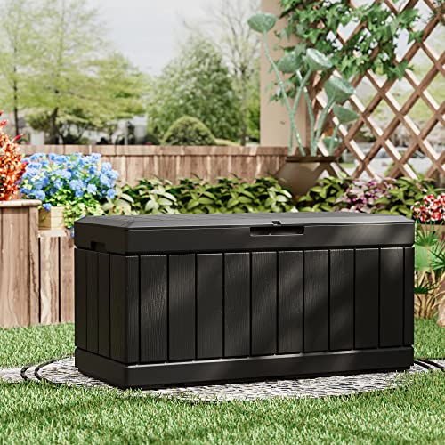 31 Gallon Outdoor Deck Box for Patio Furniture and Garden Tools W716487