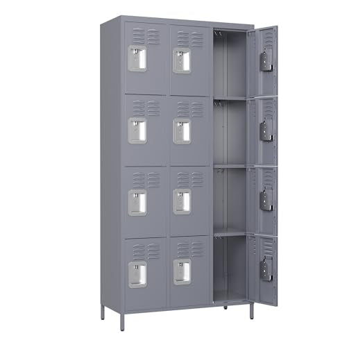 Metal Lockers with Shelves 72" H for Employees C448234