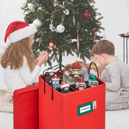 Christmas Nutcracker Storage Box for Figurines and Ornaments R1156