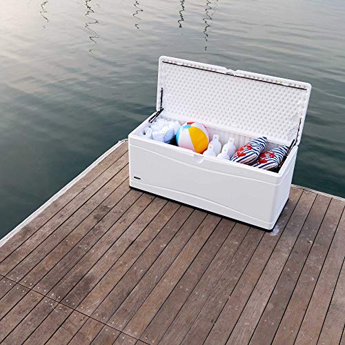 Extra Large Deck Box, 130 Gallon, Desert Sand/Brown V622519