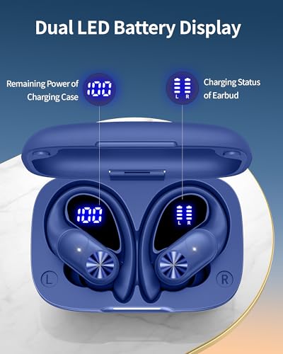 Wireless Earbuds with Charging Case, IPX7 Waterproof, 80hrs Playtime I710320