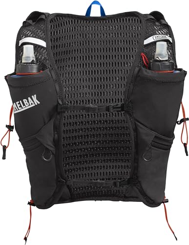 Running Vest with Soft Flask Hydration and Trekking Pole Quiver D732880