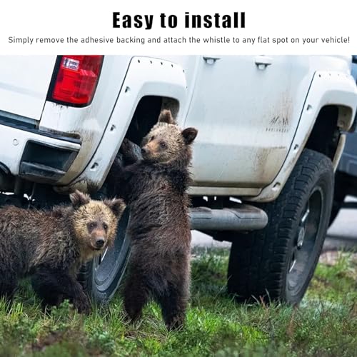 Deer Whistles for Car, Auto Deer Repellent Warning Devices, Animal Alert for Outdoor Driving E143472