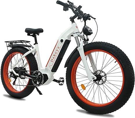 Dakeya Da08 Electric Bike for AdultsTerrains,1000W Brushless Motor EBike,48V 15AH Removable Battery,UP to 50 Miles,26" x 4.0 Fat Tire,7-Speed Gear,31MPH, LCD Digital Display,for All Terrains…