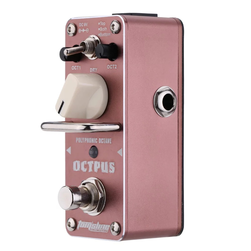 Andoer AROMA AOS-3 Octpus Octave Electric Guitar Effect Pedal Create Unique Tones with True Bypass!