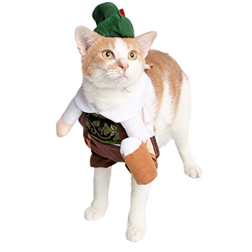 X-Large German Oktoberfest Dog Costume for Halloween Parties Z31358