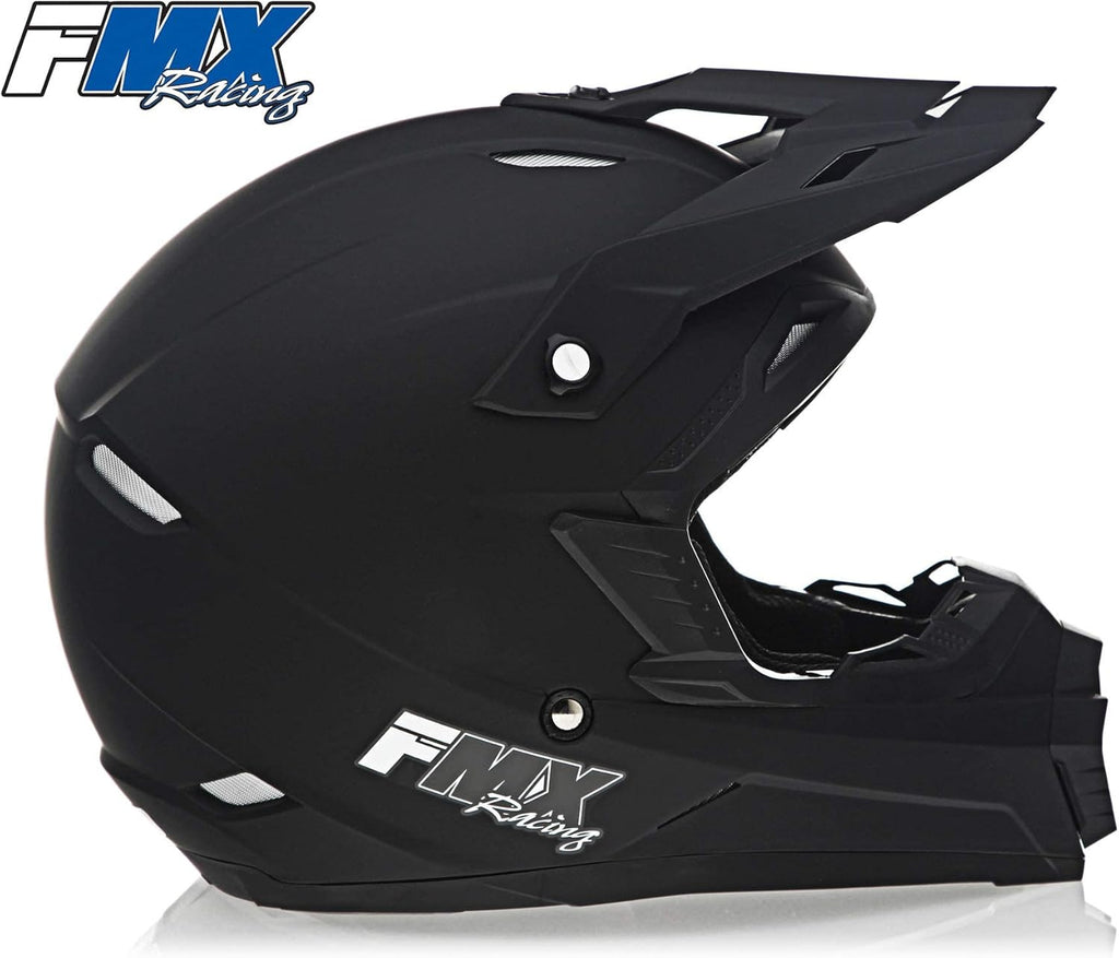 Adult Motocross Dirt Bike Off-Road Helmet Matte Black X-Small M666011