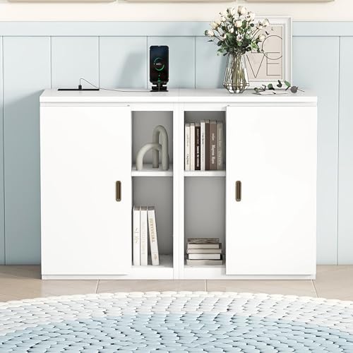 Wall Cabinet Bed with Storage and Bookcase Headboard F651615