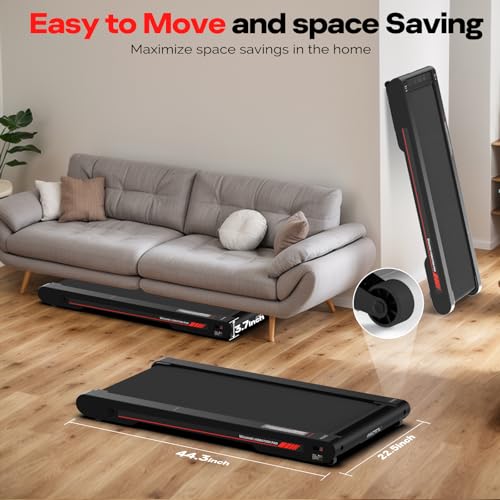 Walking Vibration Pad with APP, 3 in 1 Under Desk Treadmill, Low Noise with Remote Control K2989