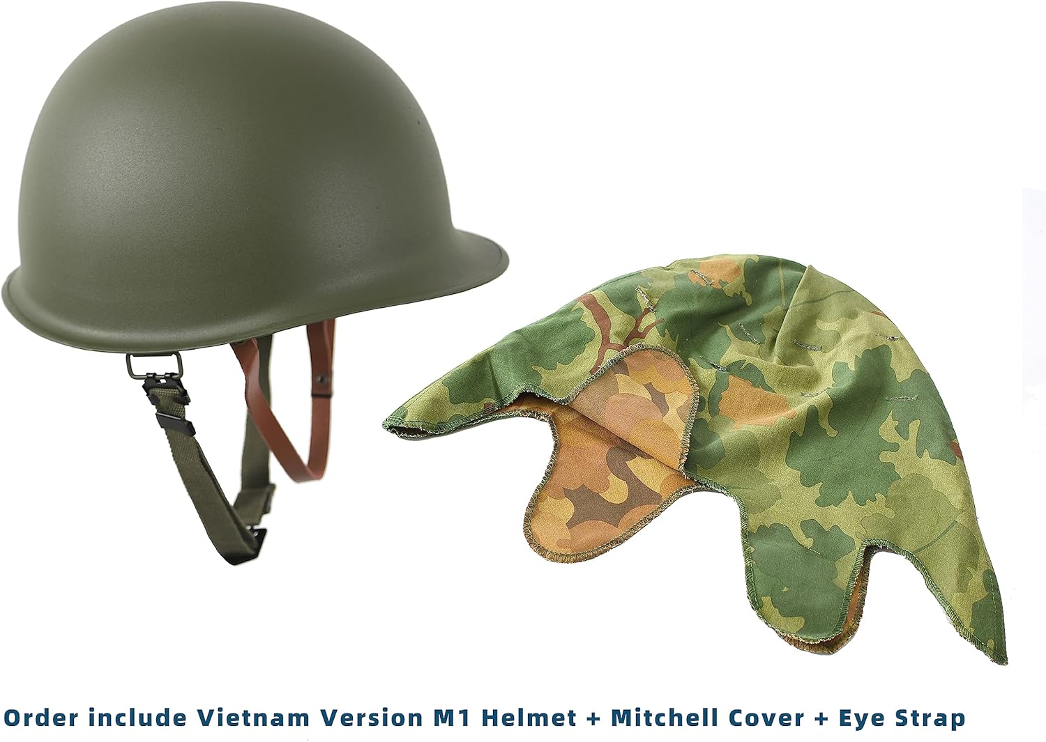 M1 Helmet with Mitchell Cover K1618