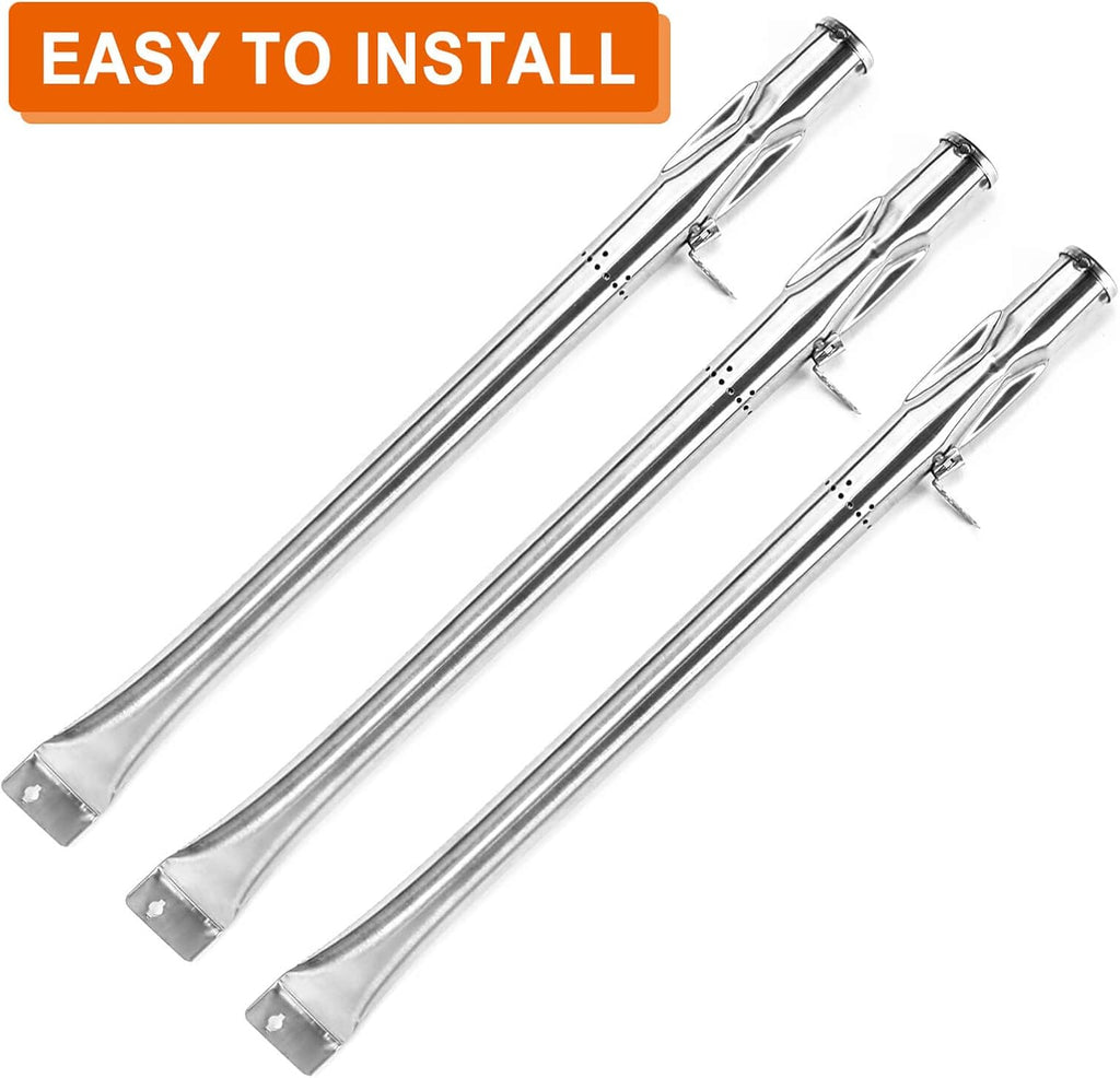 Stainless Steel Grill Burner with Porcelain-Enameled Heat Plate for Combo Grill W3025