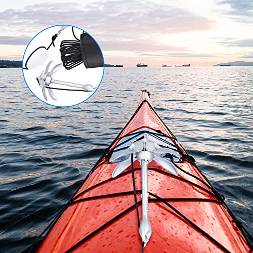 Kayak Anchor, 3.5 lbs Foldable Grapnel for Kayaks, SUPs, Small Boats C13034