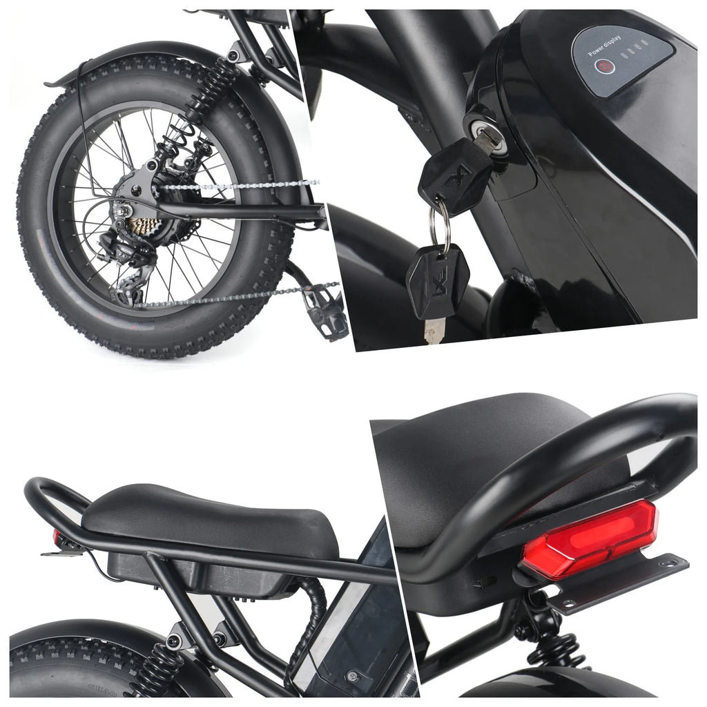 Electric Bike for Adults, 750W Motor, 48V Removable Battery I781912