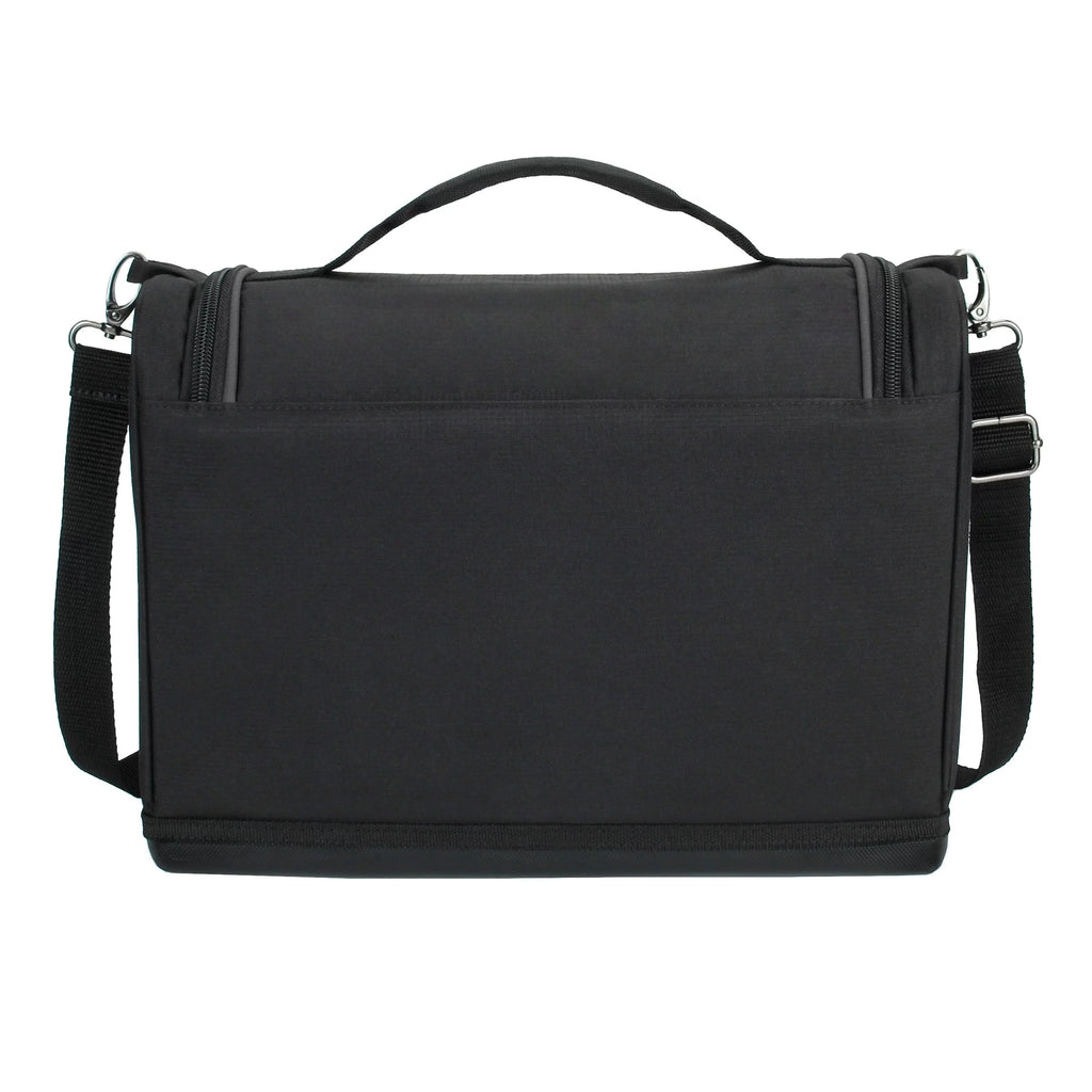 Tablet Bag for 11 Inch iPad Pro and 10.9 Inch iPad Air - Compact Messenger Bag with Durable Shell, Adjustable Interior (Black) T181