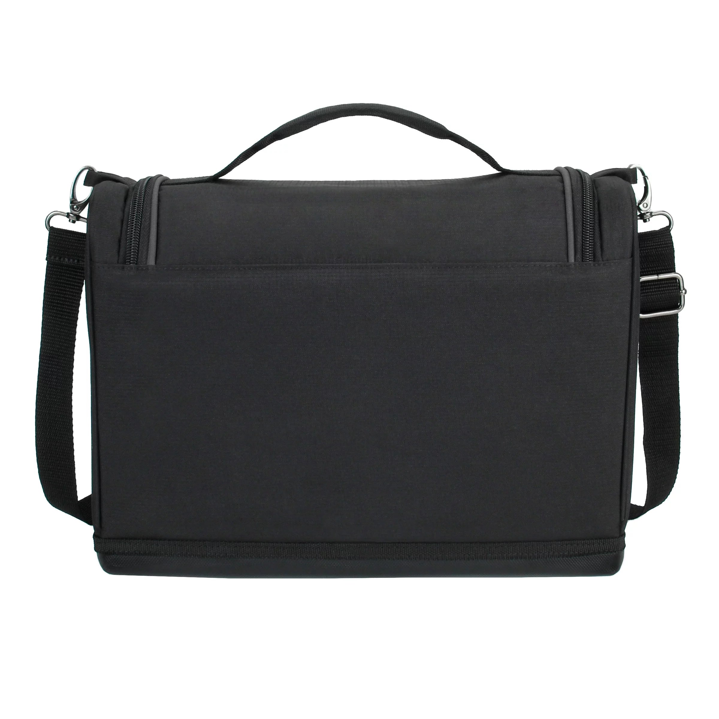 Tablet Bag for 11 Inch iPad Pro and 10.9 Inch iPad Air - Compact Messenger Bag with Durable Shell, Adjustable Interior (Black) T181