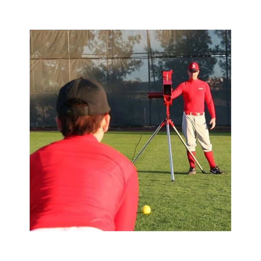 Softball Pitching Machine with 9 Ball Automatic Feeder J266