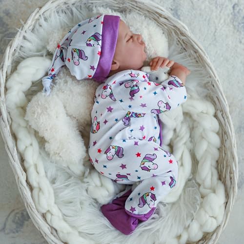 18 Inch Realistic Reborn Baby Doll with Vinyl Body and Accessories Q173
