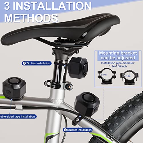 Electric Bike Alarm with Motion Sensor, Waterproof Rechargeable L421