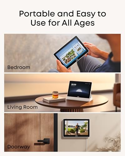 Smart Display E10, Smart Home Hub, 8" Control Panel, Four Views on One Screen, Instant Door Alerts Z8850