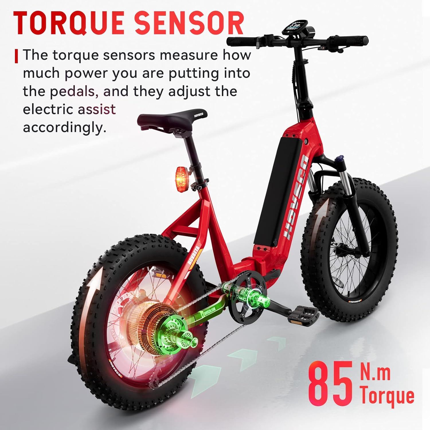 Foldable Electric Bike for Adults, 20'' Fat Tire, 750W Motor X70564