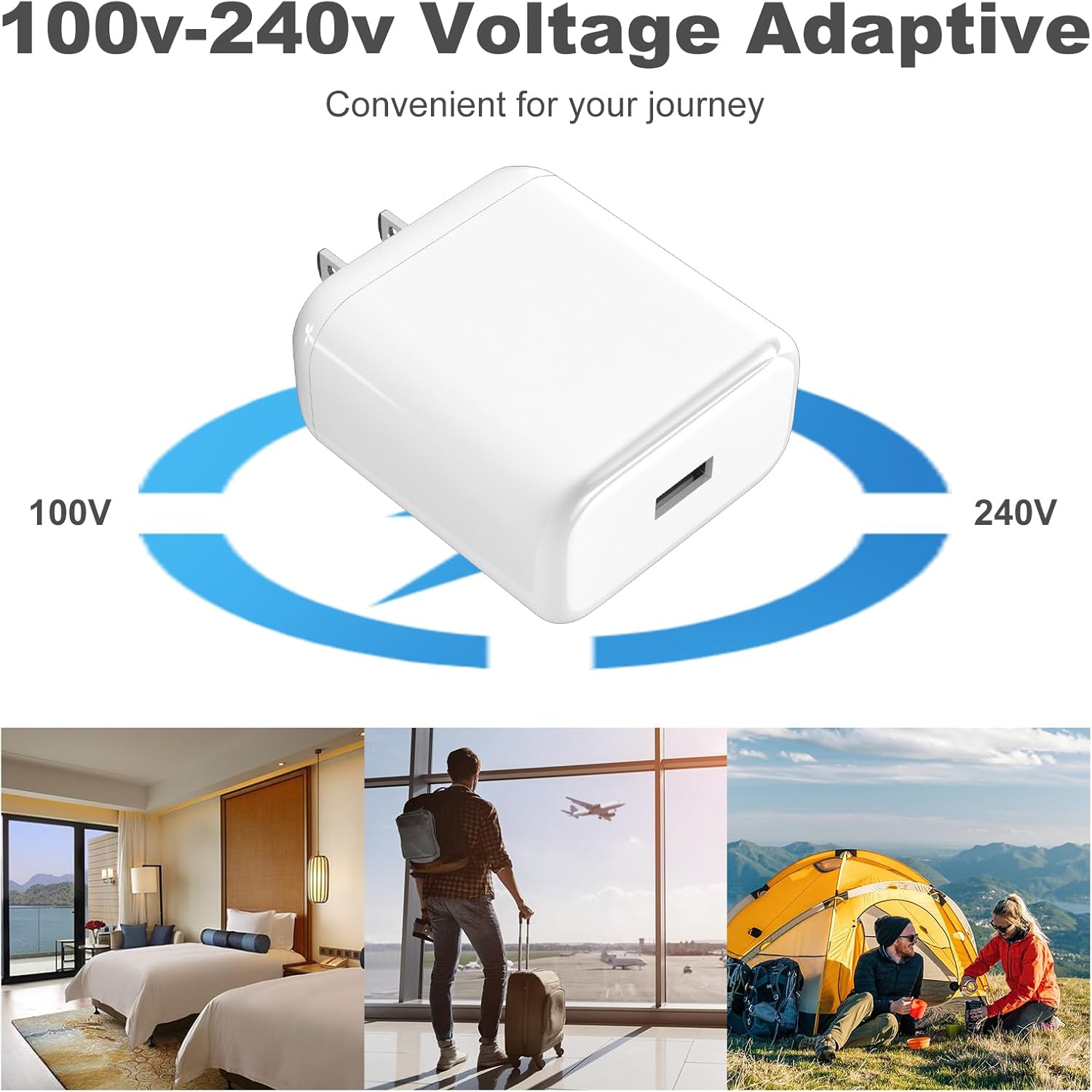 65W USB-A Wall Charger with SuperVOOC Fast Charging Cable H52917