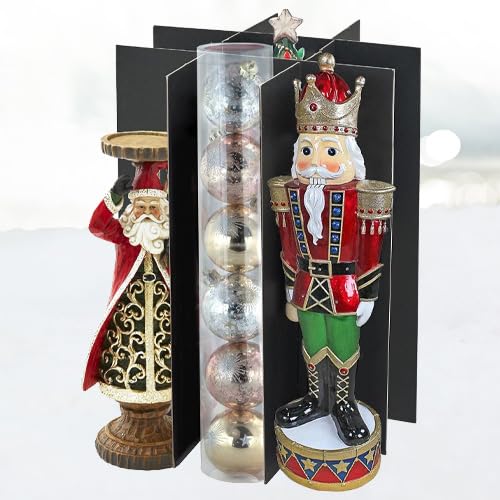 Christmas Nutcracker Storage Box for Figurines and Ornaments R1156