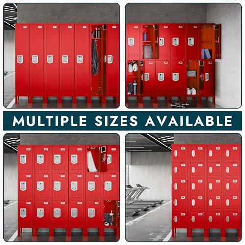 Metal Cabinet with Lockable Door for Office, Gym, School, Home A290