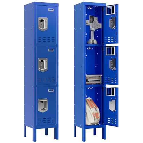 Metal Cabinet with Lockable Door for Office, Gym, School, Home A290