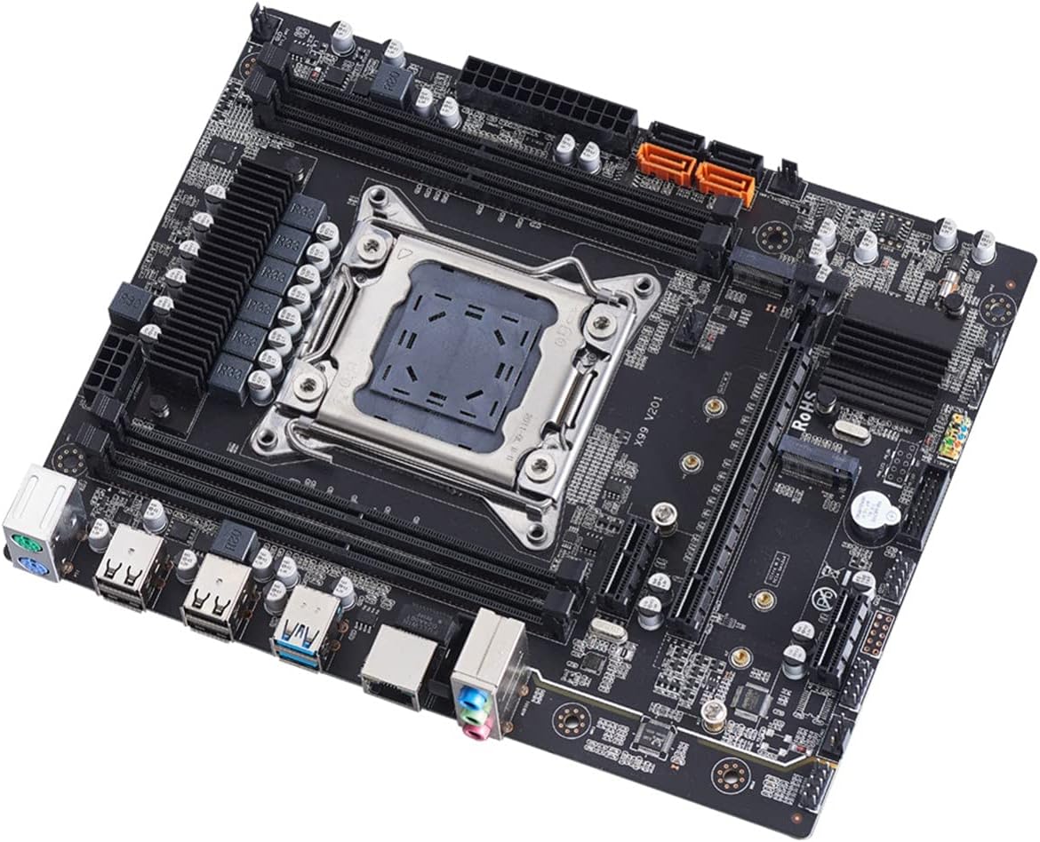 Motherboard LGA2011-3 with Dual M.2 NVME and DDR4 ECC Support U321524