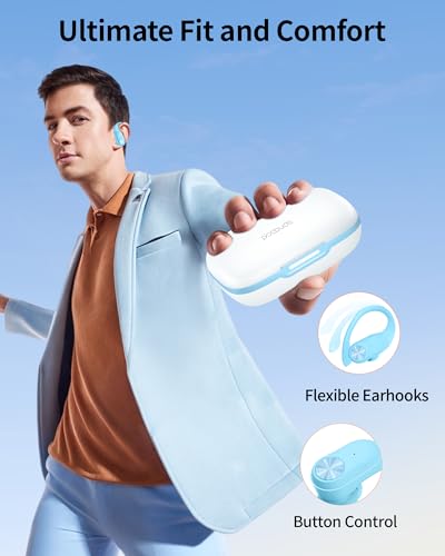Wireless Earbuds with Charging Case, IPX7 Waterproof, 80hrs Playtime I710320