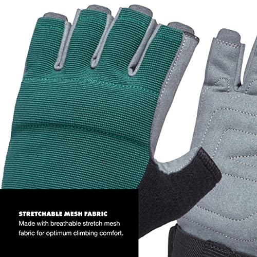 Women's Half-Finger Rock Climbing Gloves for Belaying Q462
