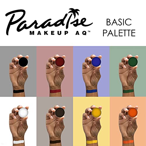 8 Color Face & Body Paint Palette, Water Activated M7690