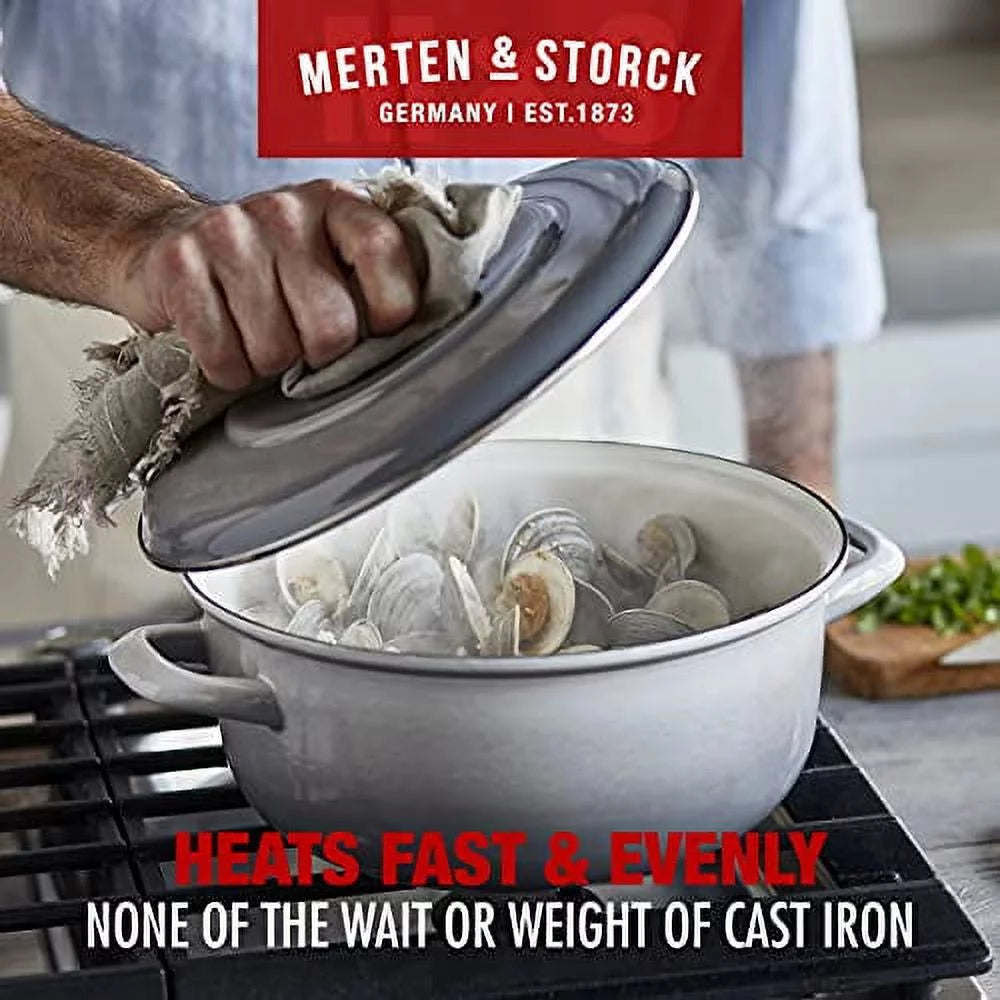 Enameled Iron Round 5.3QT Dutch Oven Pot with Lid H337