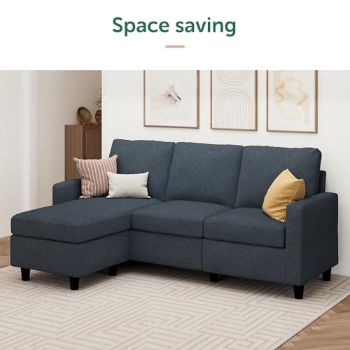 Convertible Sectional Sofa L Shaped Couch with Reversible Chaise U238492