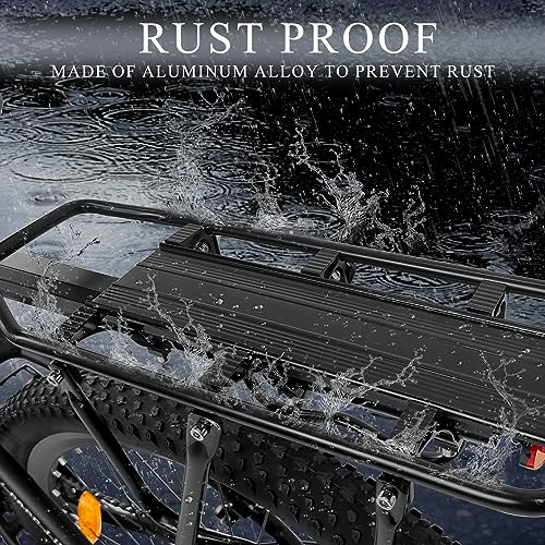 Rear Bike Rack 110 lbs Capacity Aluminum Alloy N25525