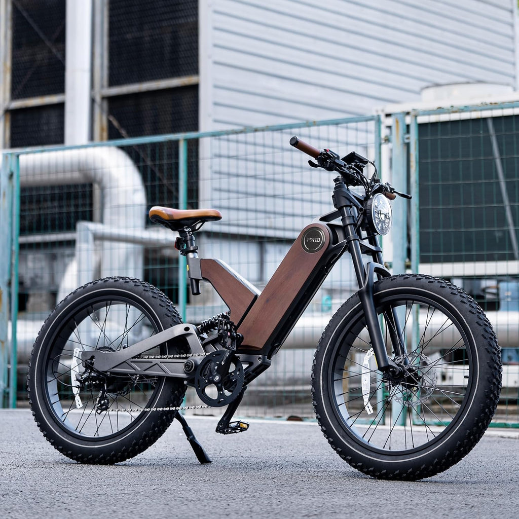 Electric Commuter Bike with Fat Tires, 48V Battery, 7 Gears L532586