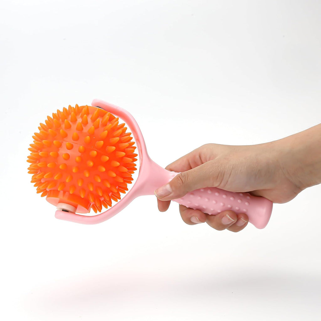 Handheld Spiky Massage Balls Rollers with Handle for Muscle Pain Relief N80731