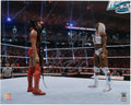 Bianca Belair & Jade Cargill WWE Autographed 16" x 20" 2024 Royal Rumble Face-Off Photograph - Autographed Wrestling Photos