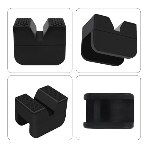 Slotted Rubber Jack Stand Pads for Car, Truck, SUV, RV, Van H3207