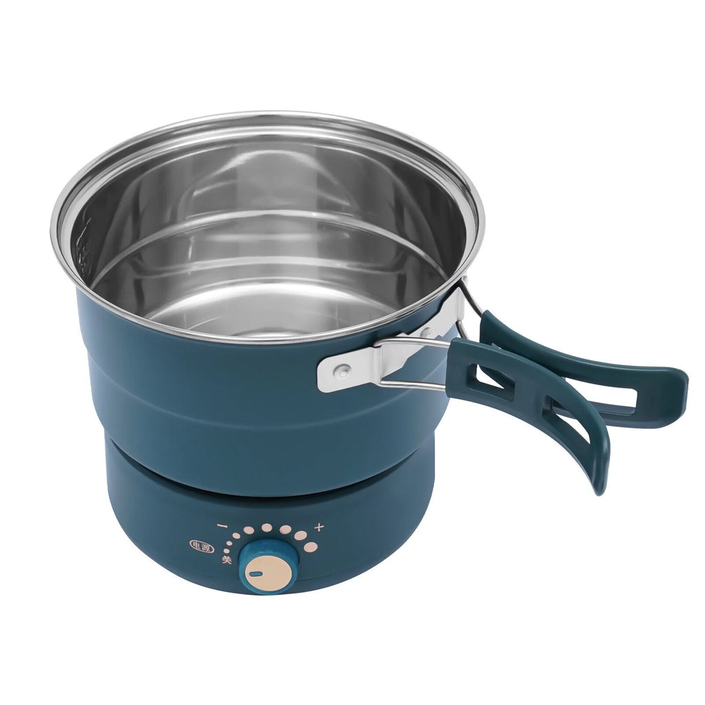 1.6L Electric Hot Cooker Pot Green Steamer Mini Multifunctional Pan W86863