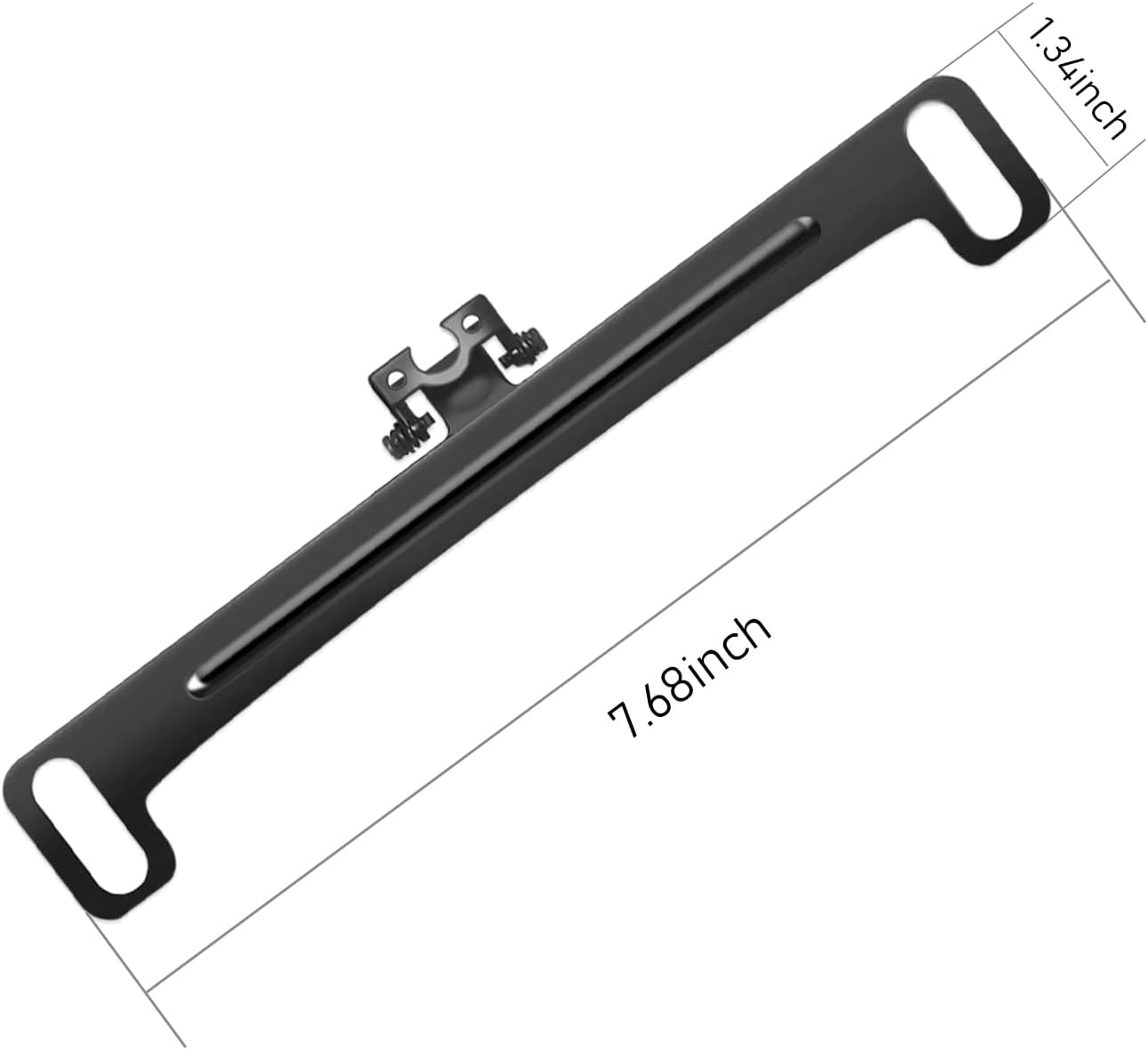 Car Reversing Camera License Plate Bracket, Rear View Backup Camera, Black S7396