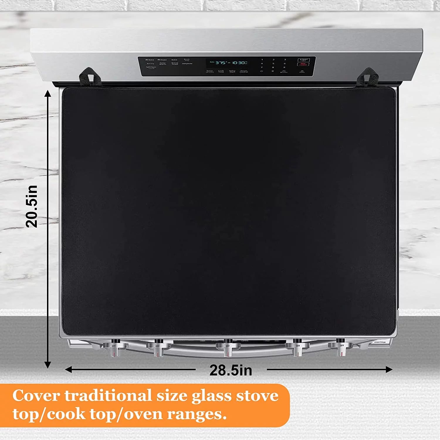 Ceramic Glass Stove Top Protector, 28.5 x 20.5 Inch with 2 Hooks H195154
