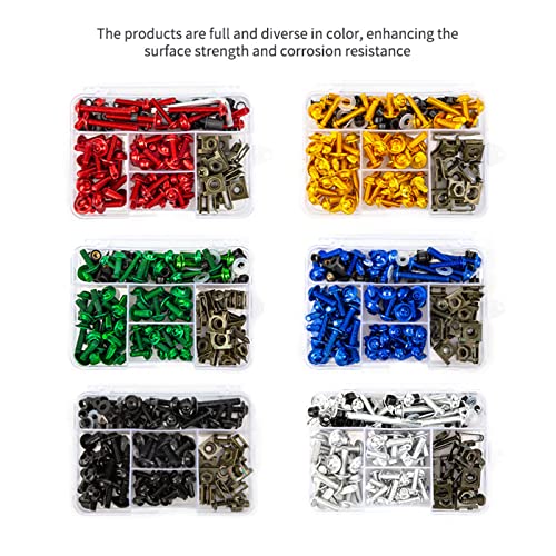 Motorcycle Fairing Bolt Assortment Kit 177Pcs P249