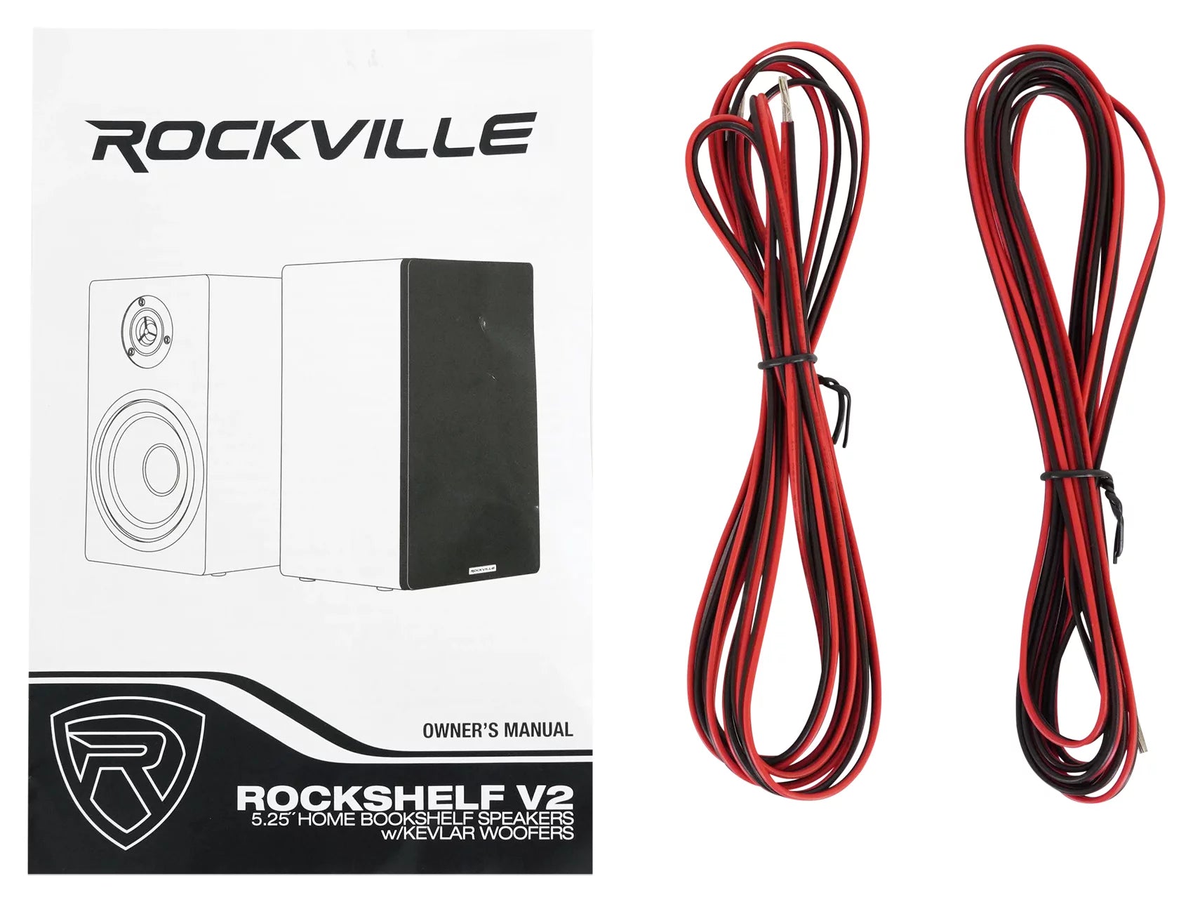 Bookshelf Speakers with Stands and Speaker Wire Z466